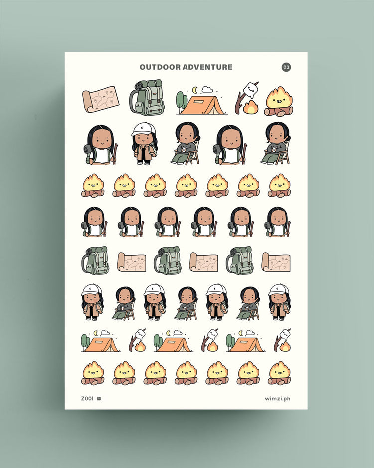 Outdoor Adventure Planner Stickers