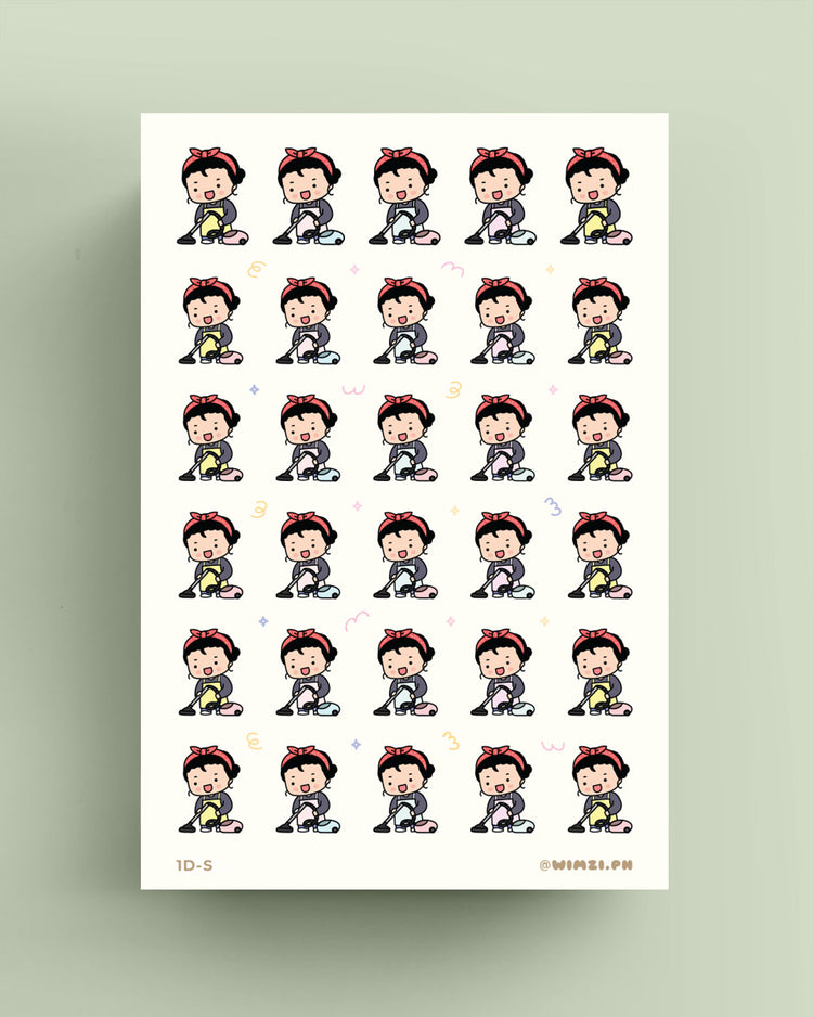 Vacuum Planner Stickers