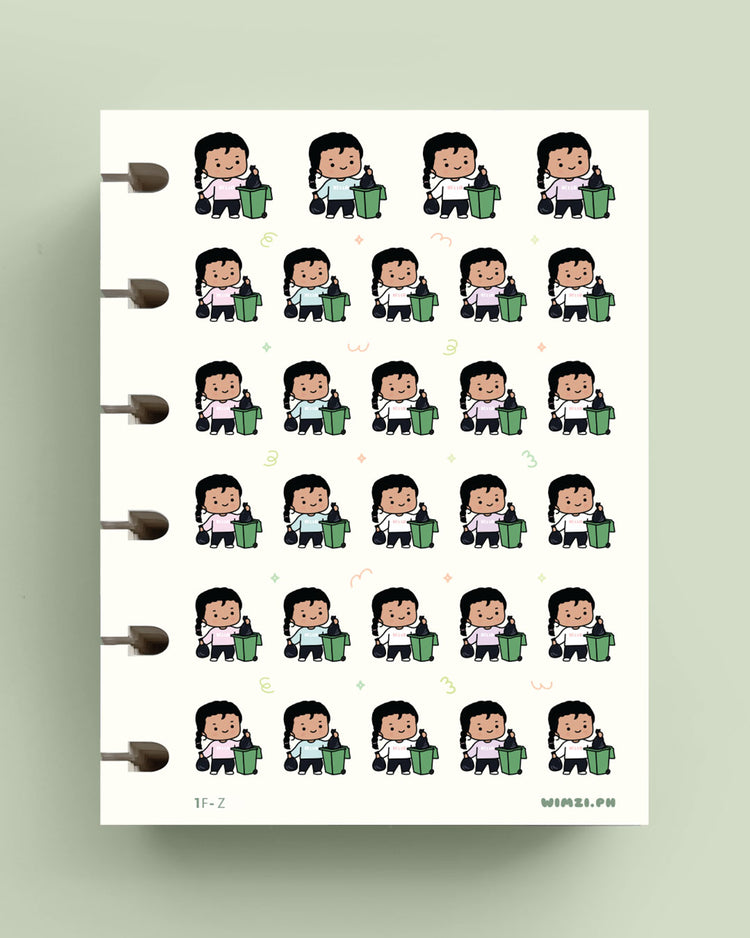 Trash Planner Stickers