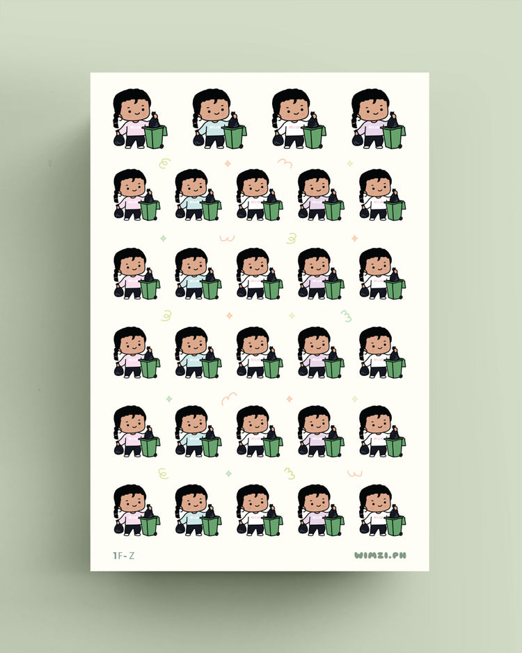 Trash Planner Stickers