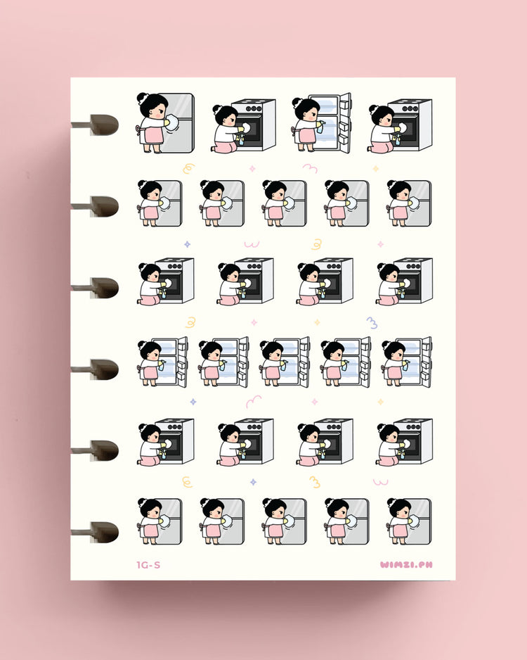 Clean Kitchen Planner Stickers