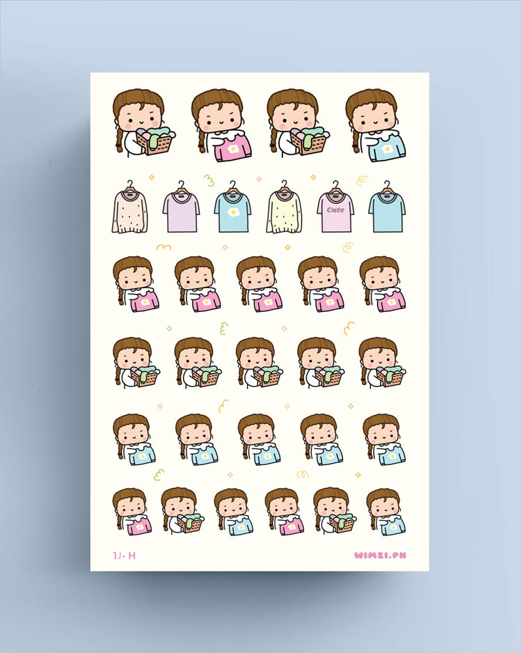 Laundry Planner Stickers
