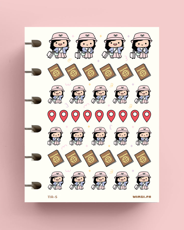 Travel Planner Stickers
