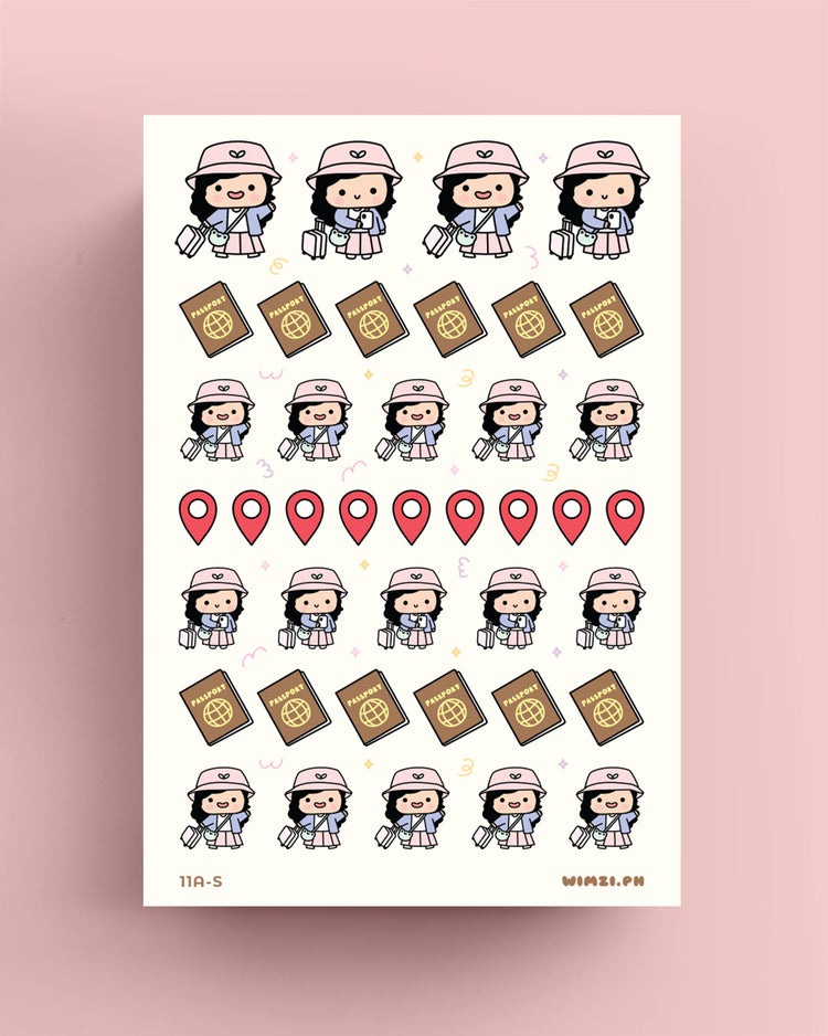 Travel Planner Stickers