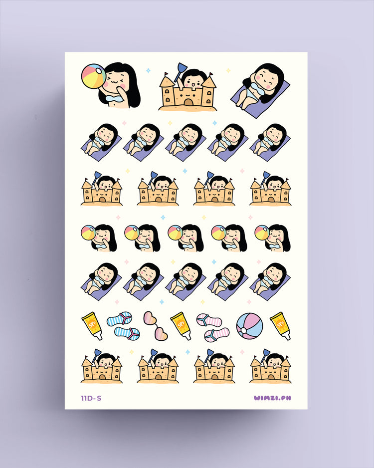 Beach Planner Stickers