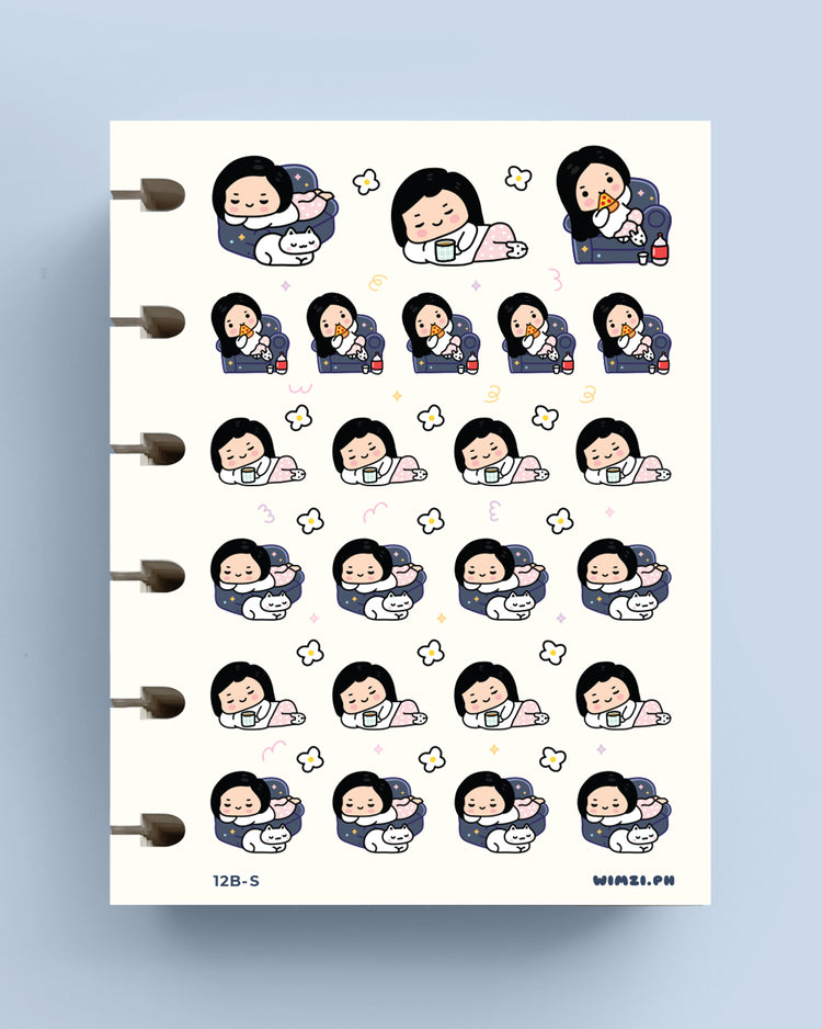 Lazy Day Planner Stickers