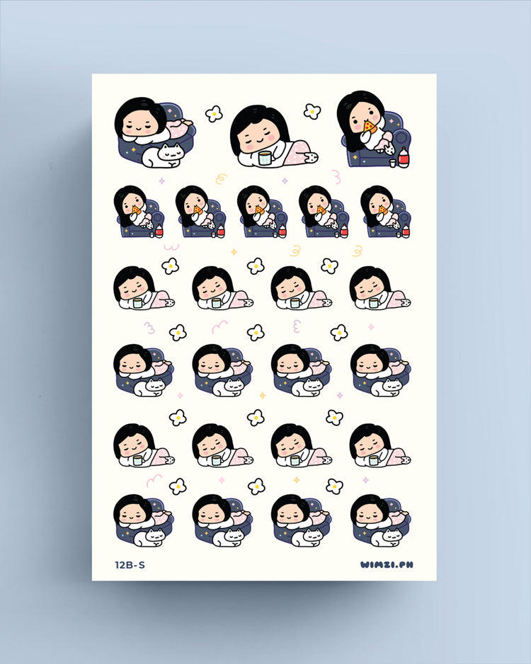 Lazy Day Planner Stickers