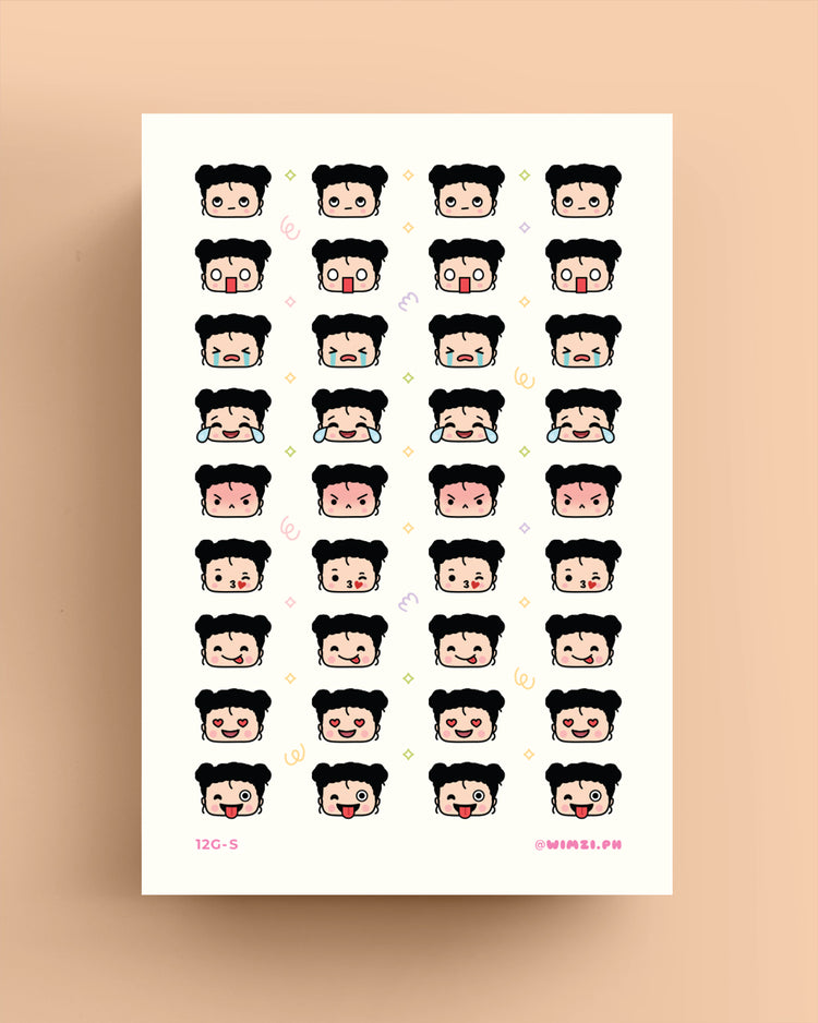 Emoji Head Planner Stickers