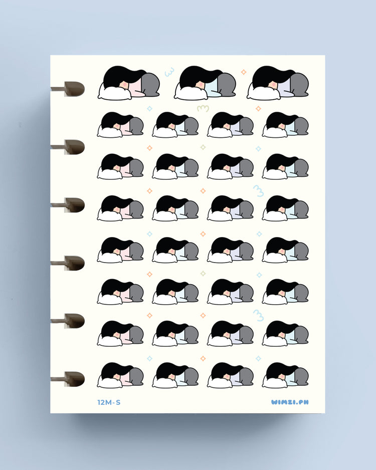 Slacking Off Planner Stickers