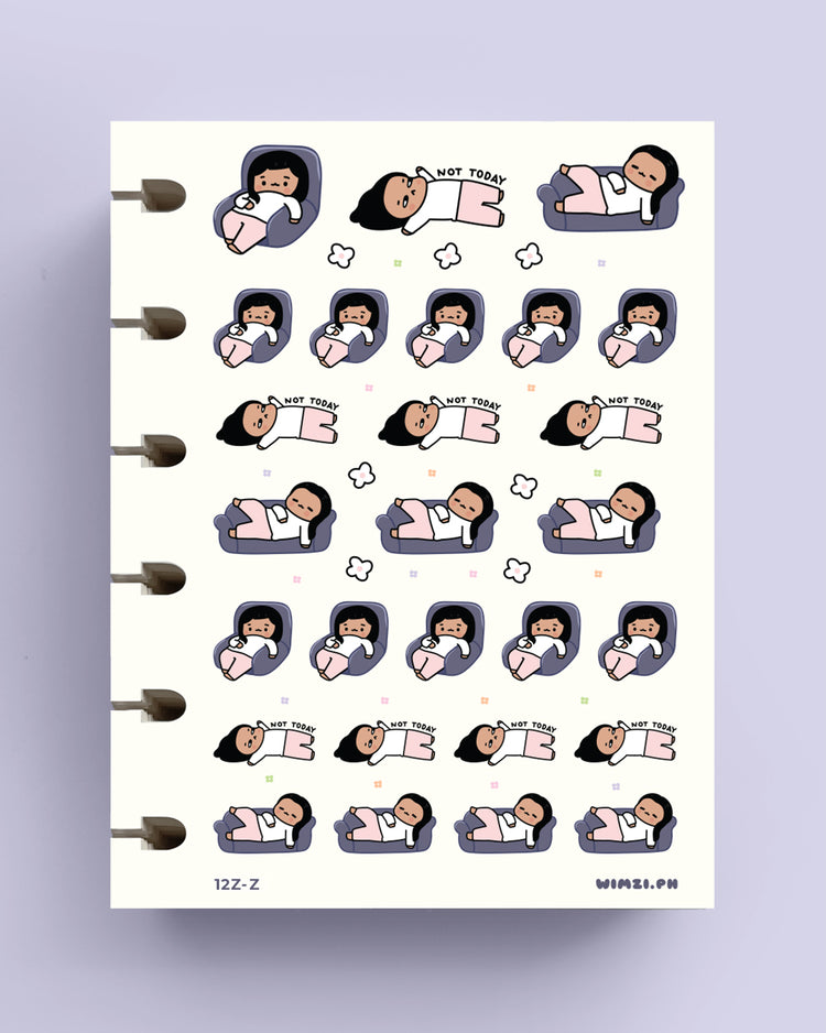 Not Today - Planner Stickers