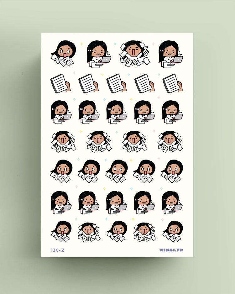 Paper Due Planner Stickers