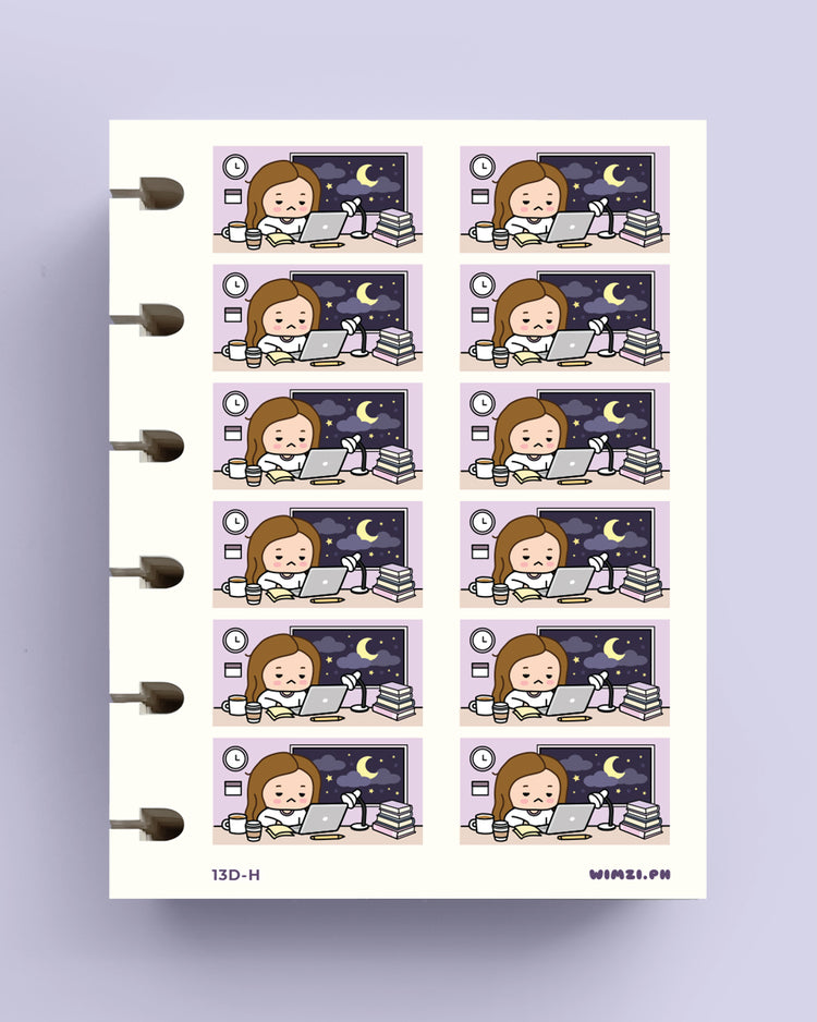 All Nighter Planner Stickers