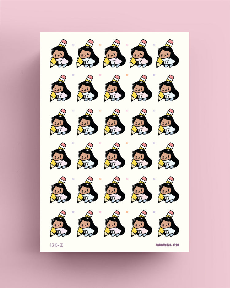 Pencil Drawing Planner Stickers