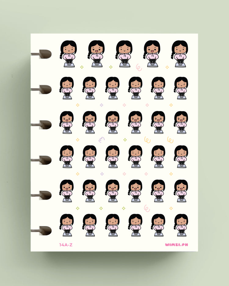 Weight Tracker Planner Stickers