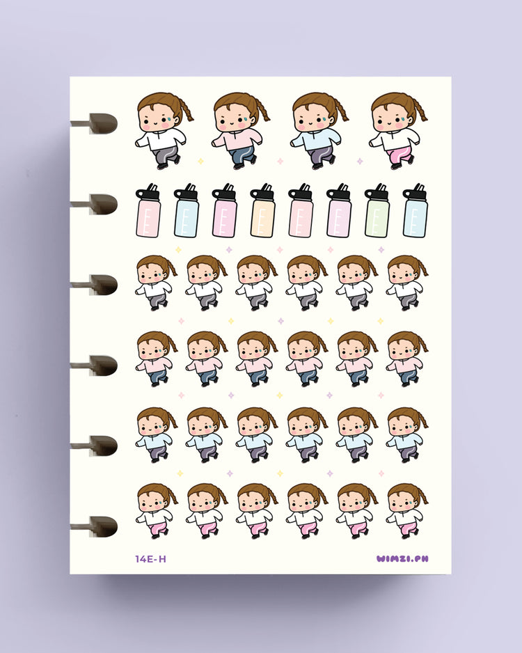 Jogging Planner Stickers