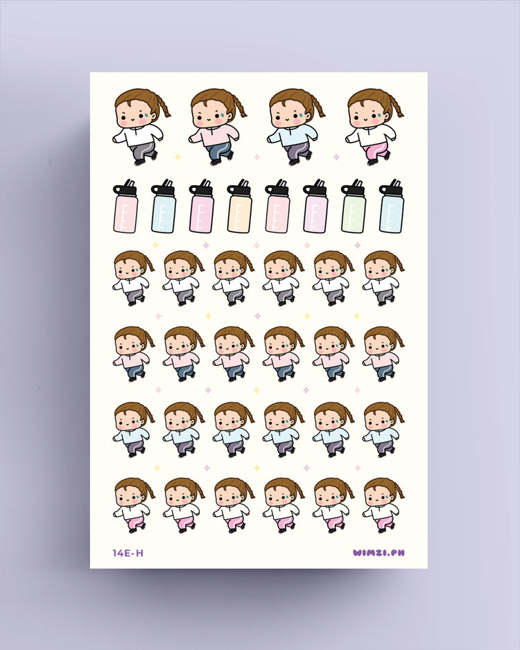 Jogging Planner Stickers