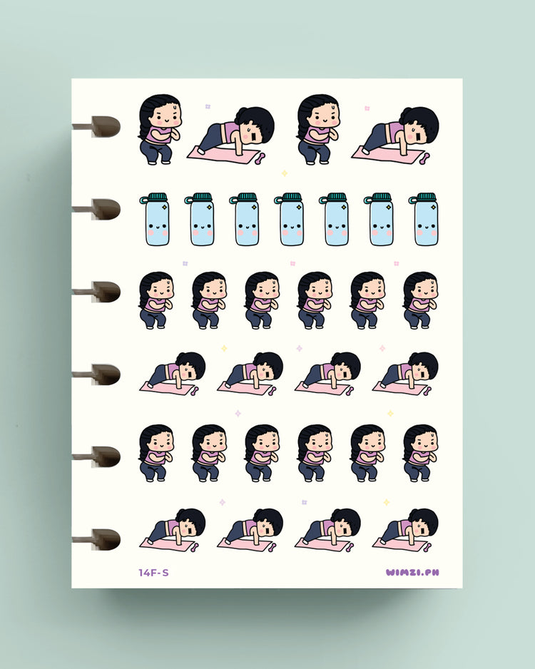 Workout, Exercise Planner Stickers