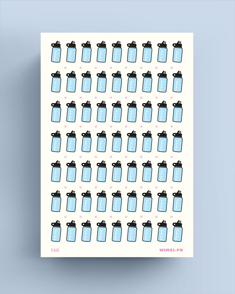 Water Bottle Planner Stickers