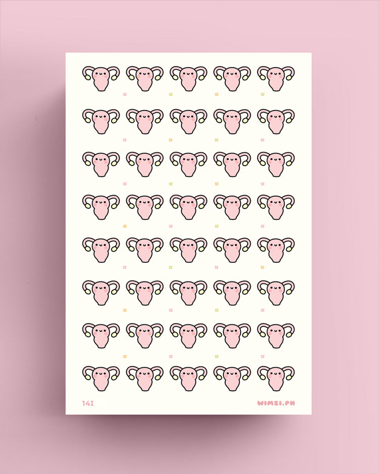 Uterus Planner Stickers