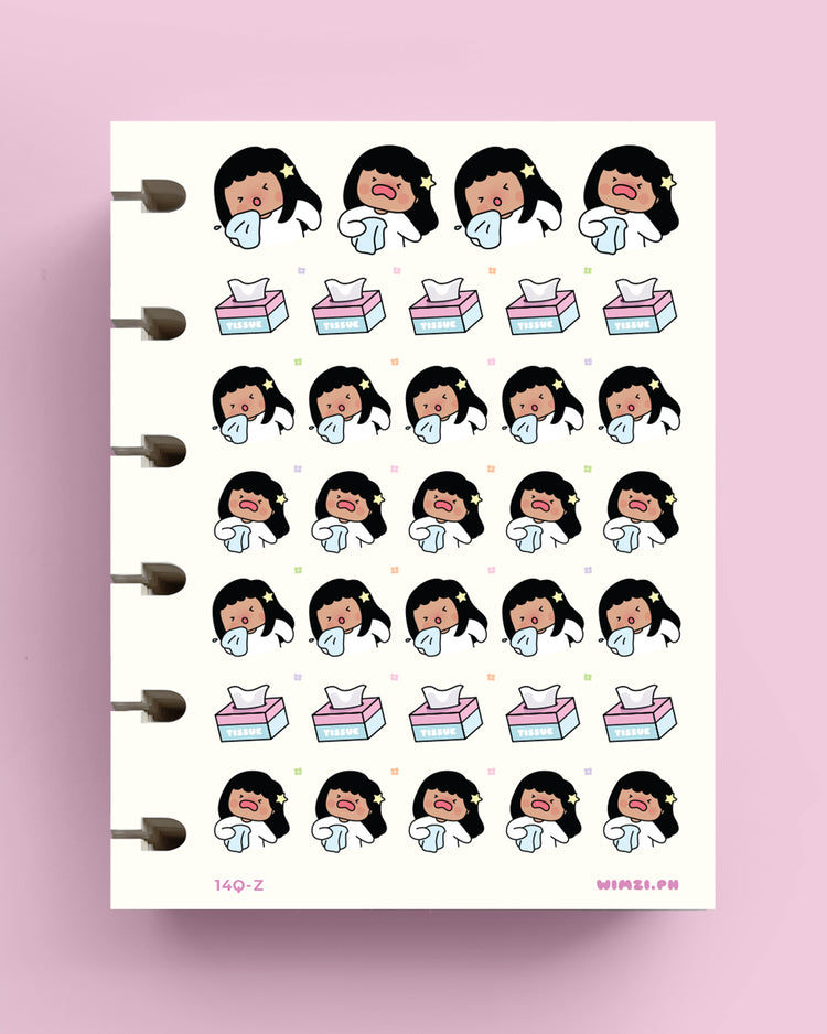 Sneeze Planner Stickers