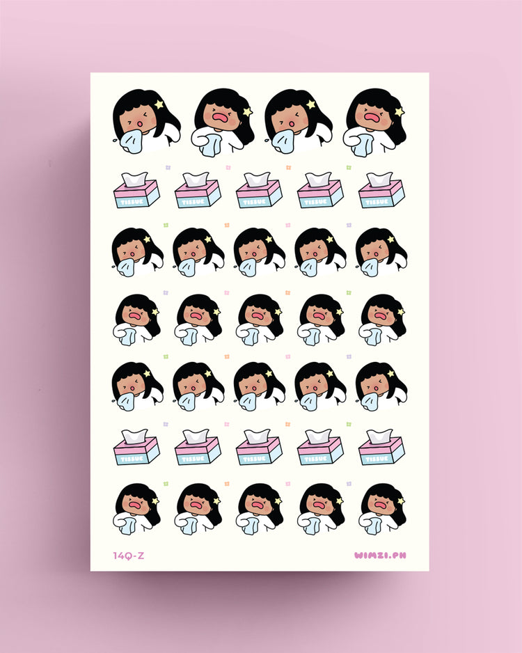 Sneeze Planner Stickers
