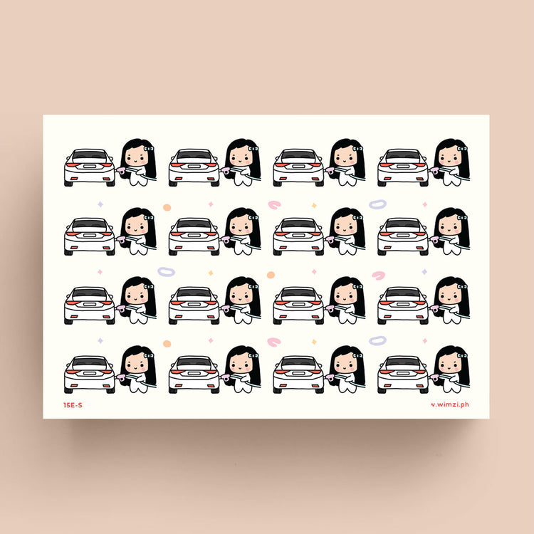 Gas Up Planner Stickers