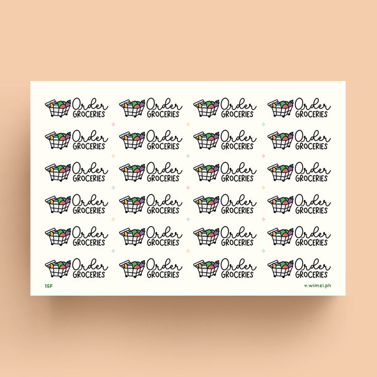 Order Grocery Planner Stickers