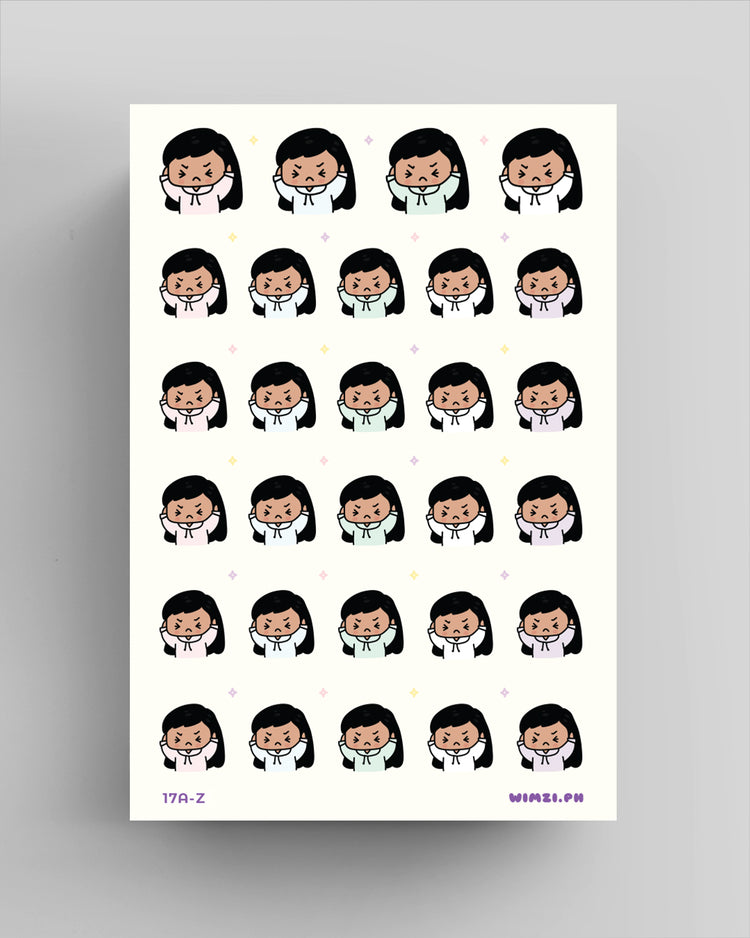 Anxiety Attack Planner Stickers