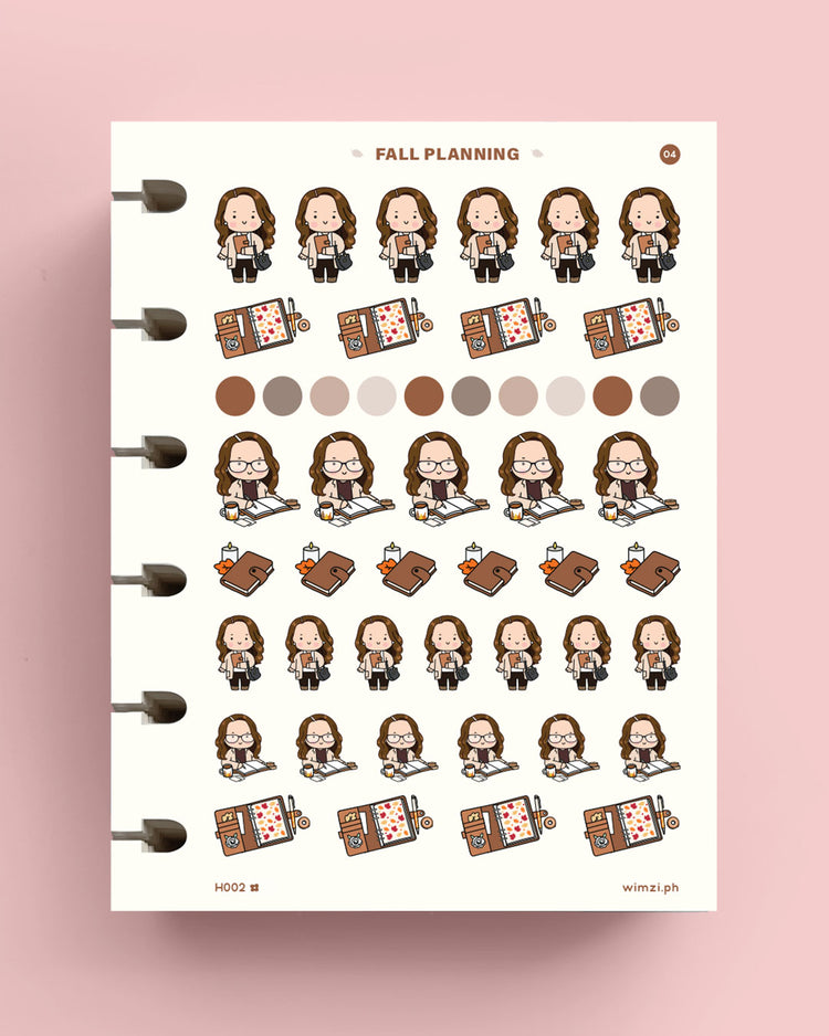 Fall Planning Planner Stickers