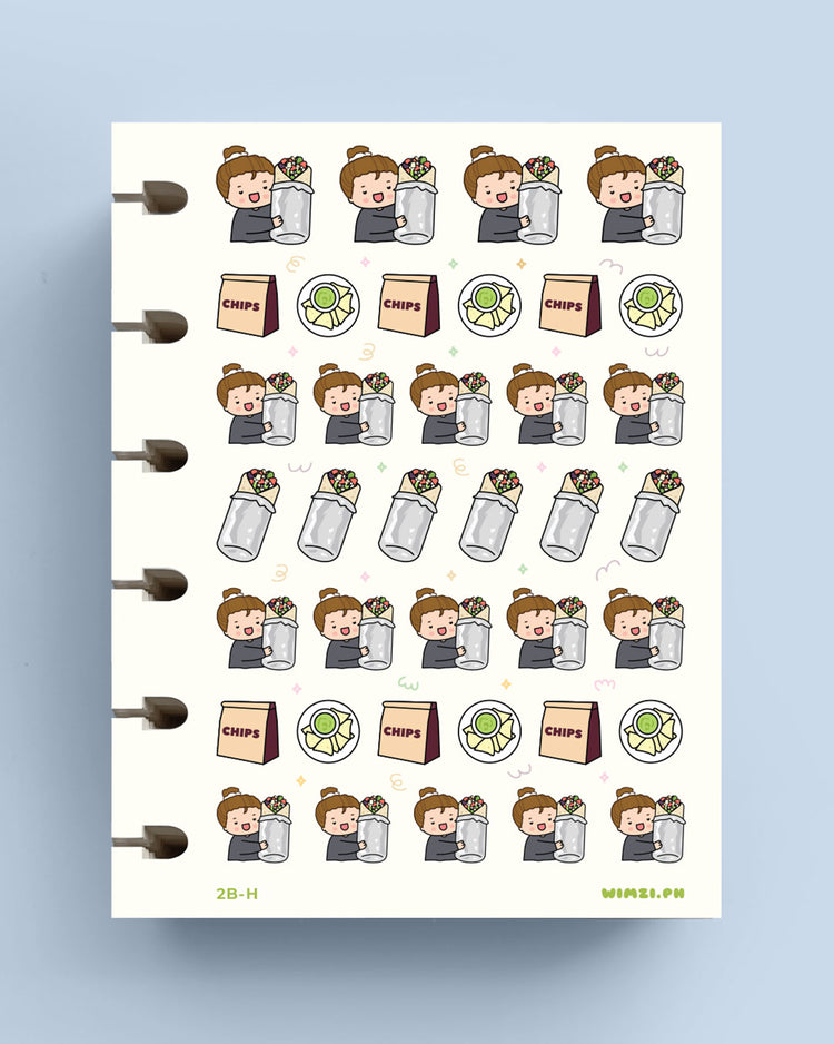 Burrito Planner Stickers
