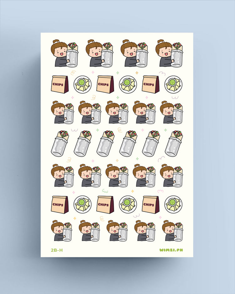 Burrito Planner Stickers