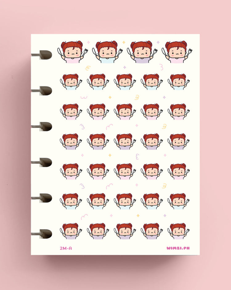 Cute Meal Time Planner Stickers