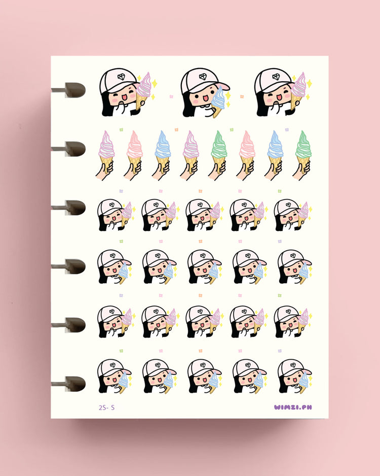 Ice Cream Planner Stickers