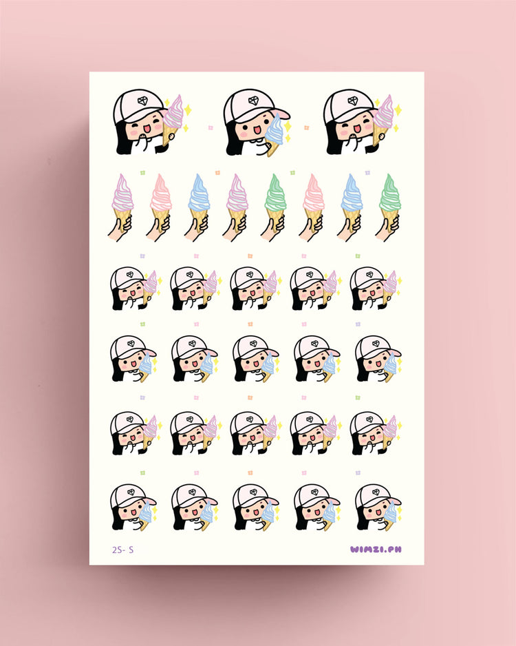 Ice Cream Planner Stickers
