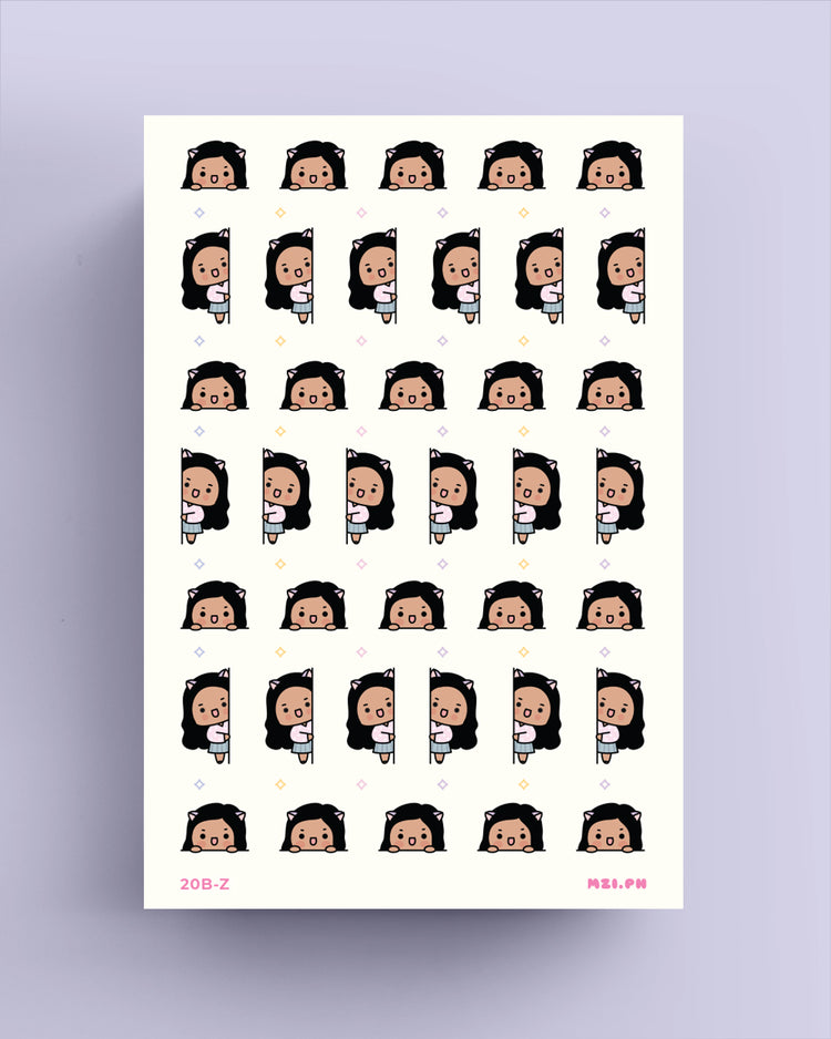 Peek a Boo Planner Stickers
