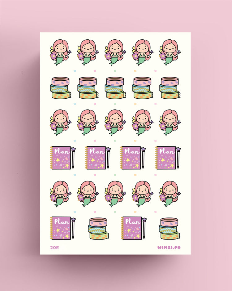 Mermaid Planner Stickers