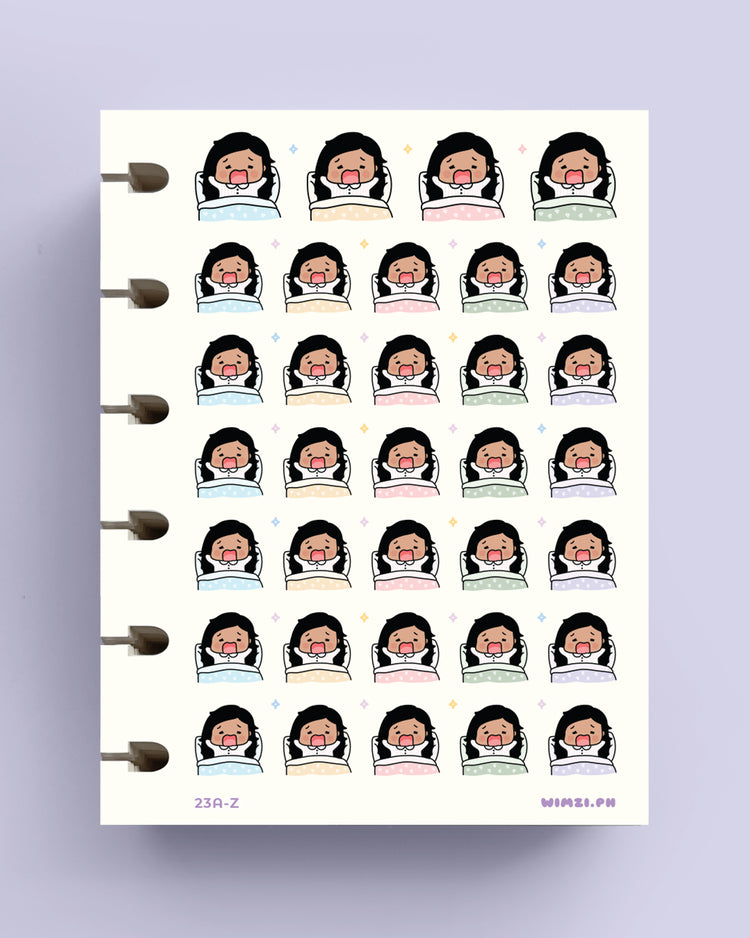 Sleep In - Just Woke Up - Planner Stickers