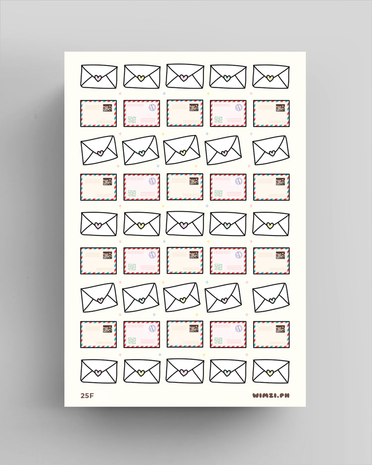 Envelope Planner Stickers