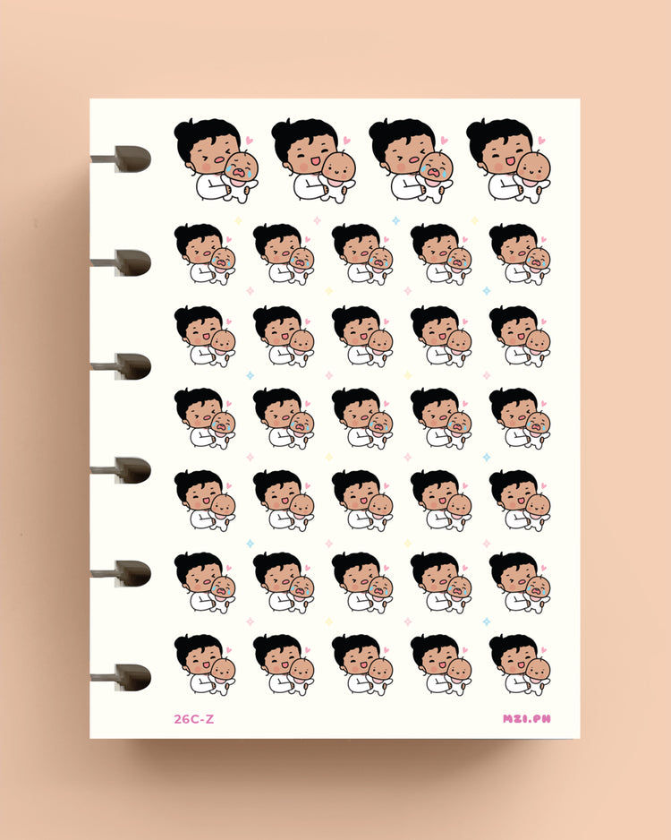 Babysitter Planner Stickers