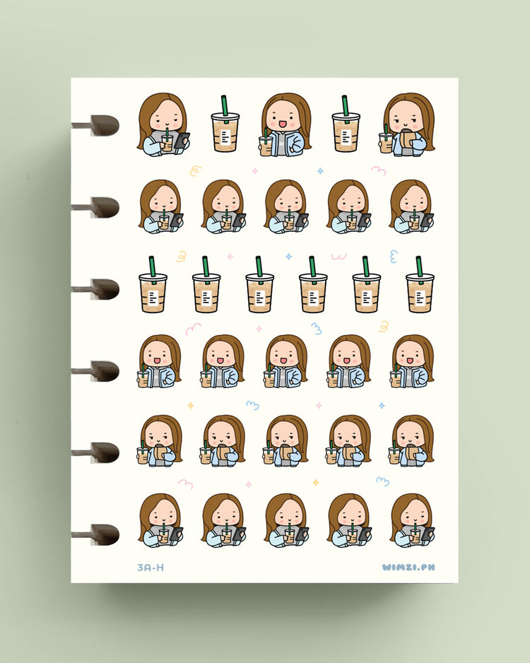 Iced Coffee Planner Stickers
