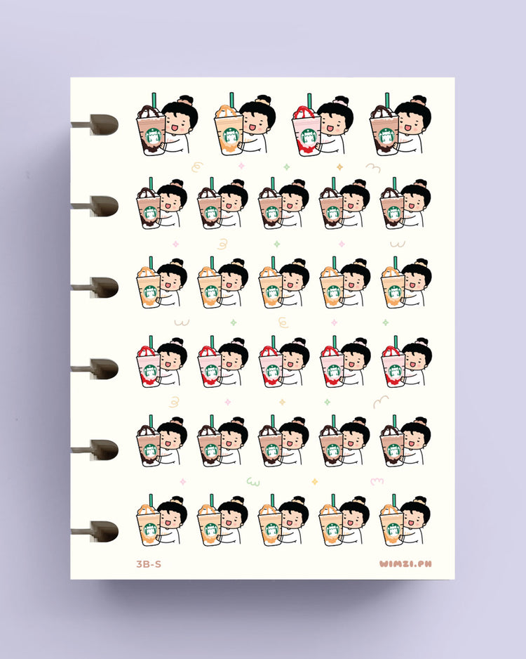Frapuucino Planner Stickers