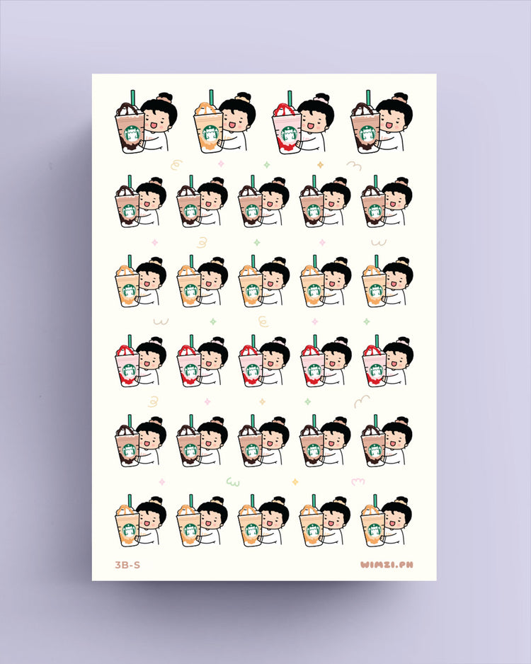 Frapuucino Planner Stickers