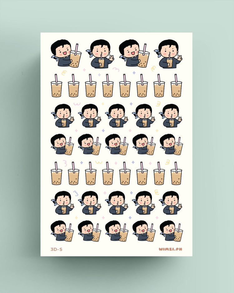 Boba Tea Planner Stickers