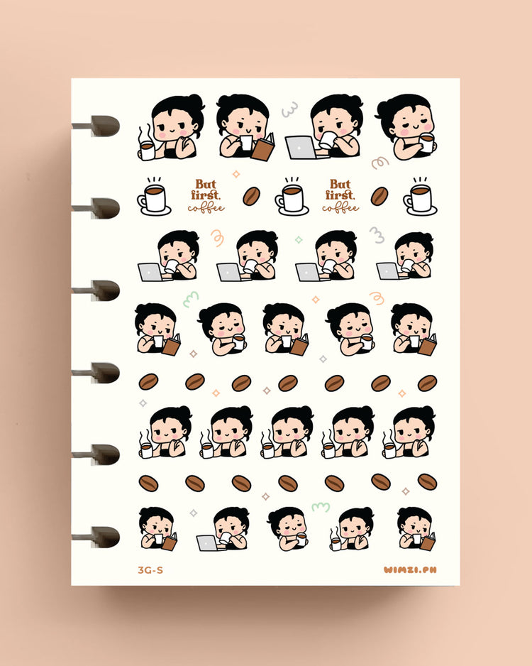 But First Coffee Planner Stickers