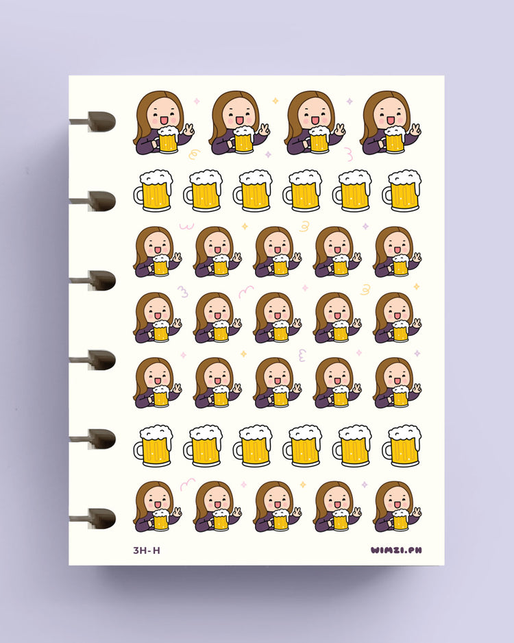 Beer Planner Stickers