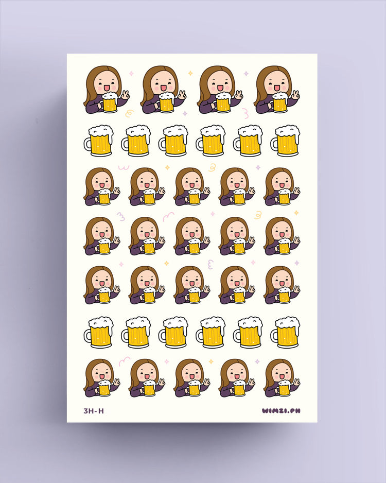 Beer Planner Stickers