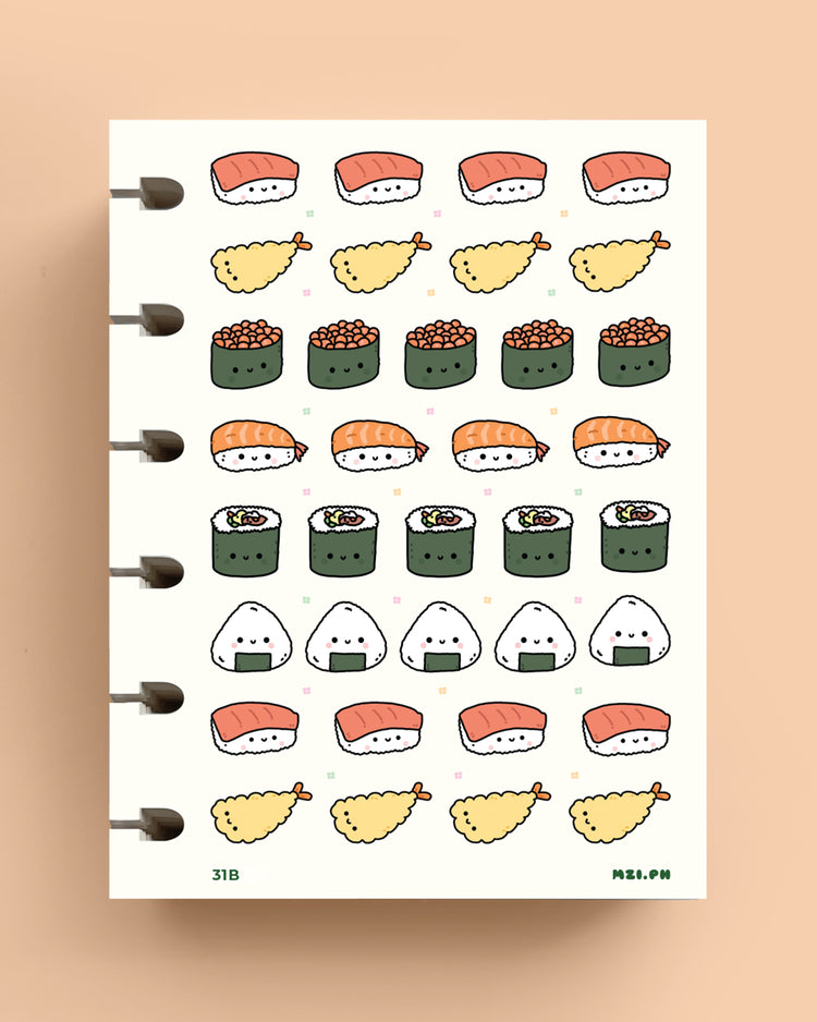 Sushi Planner Stickers