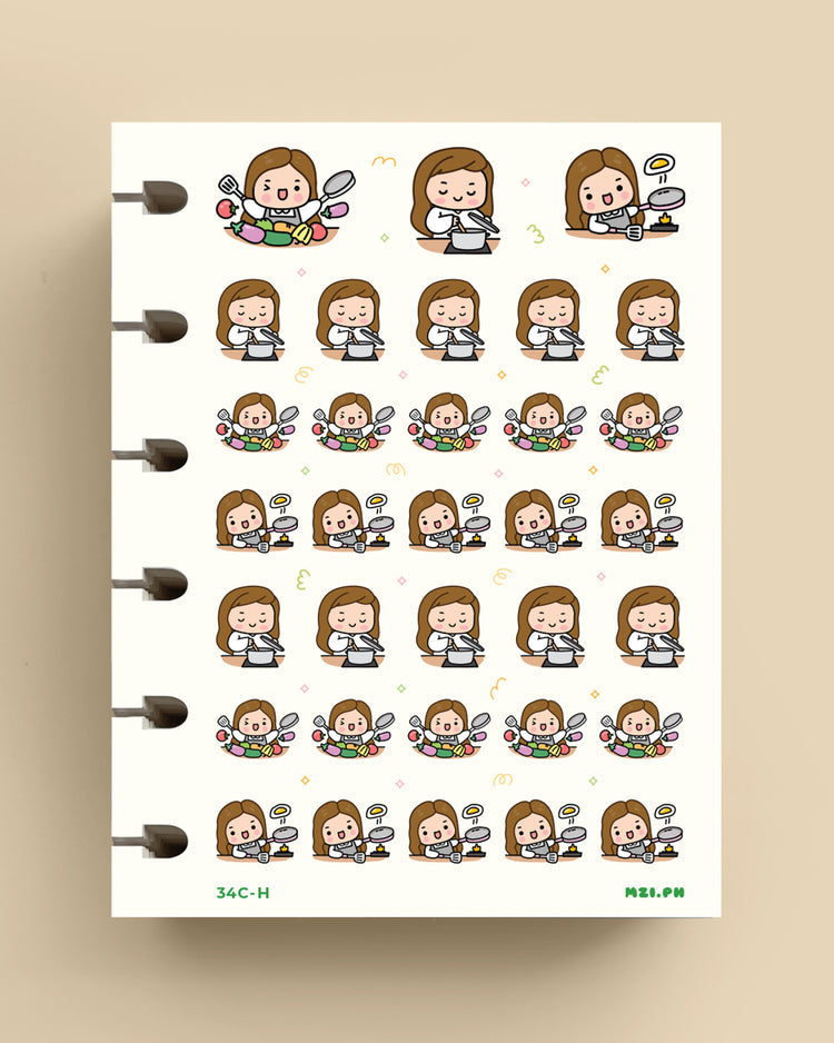 Cooking Planner Stickers