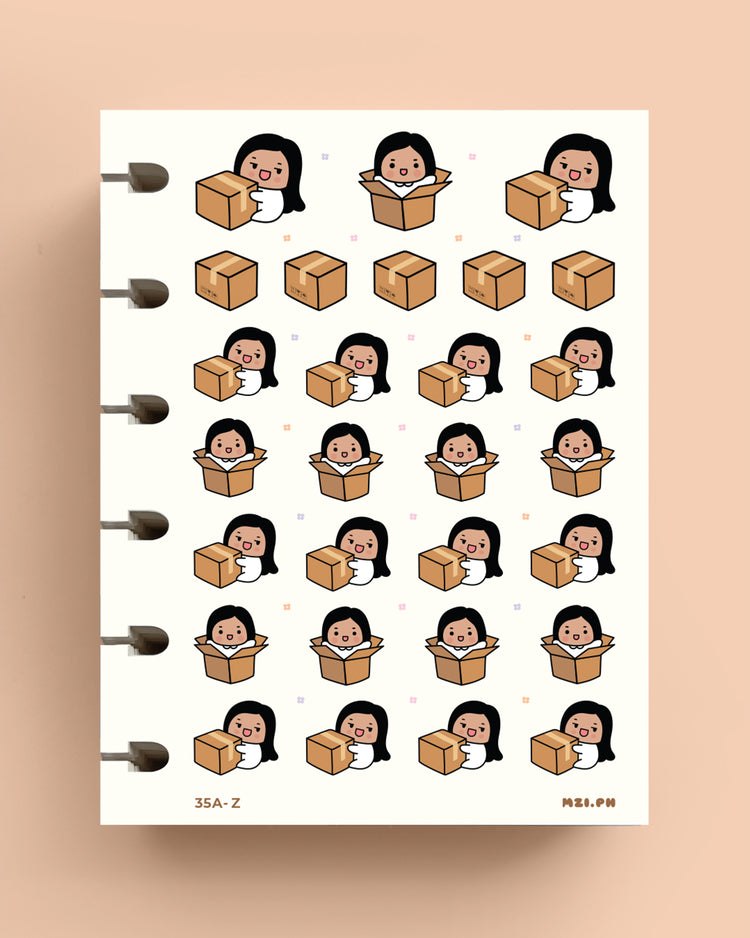 Package Planner Stickers