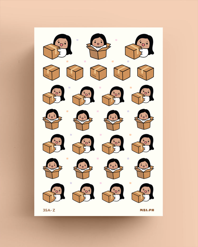 Package Planner Stickers